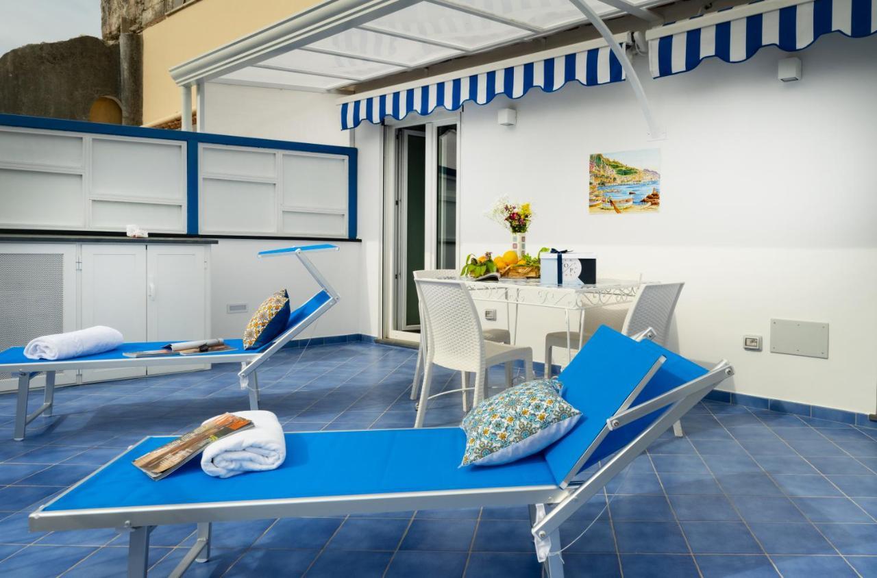 Grecale - Amazing Apartment With Patio And Sea View Maiori Exteriér fotografie