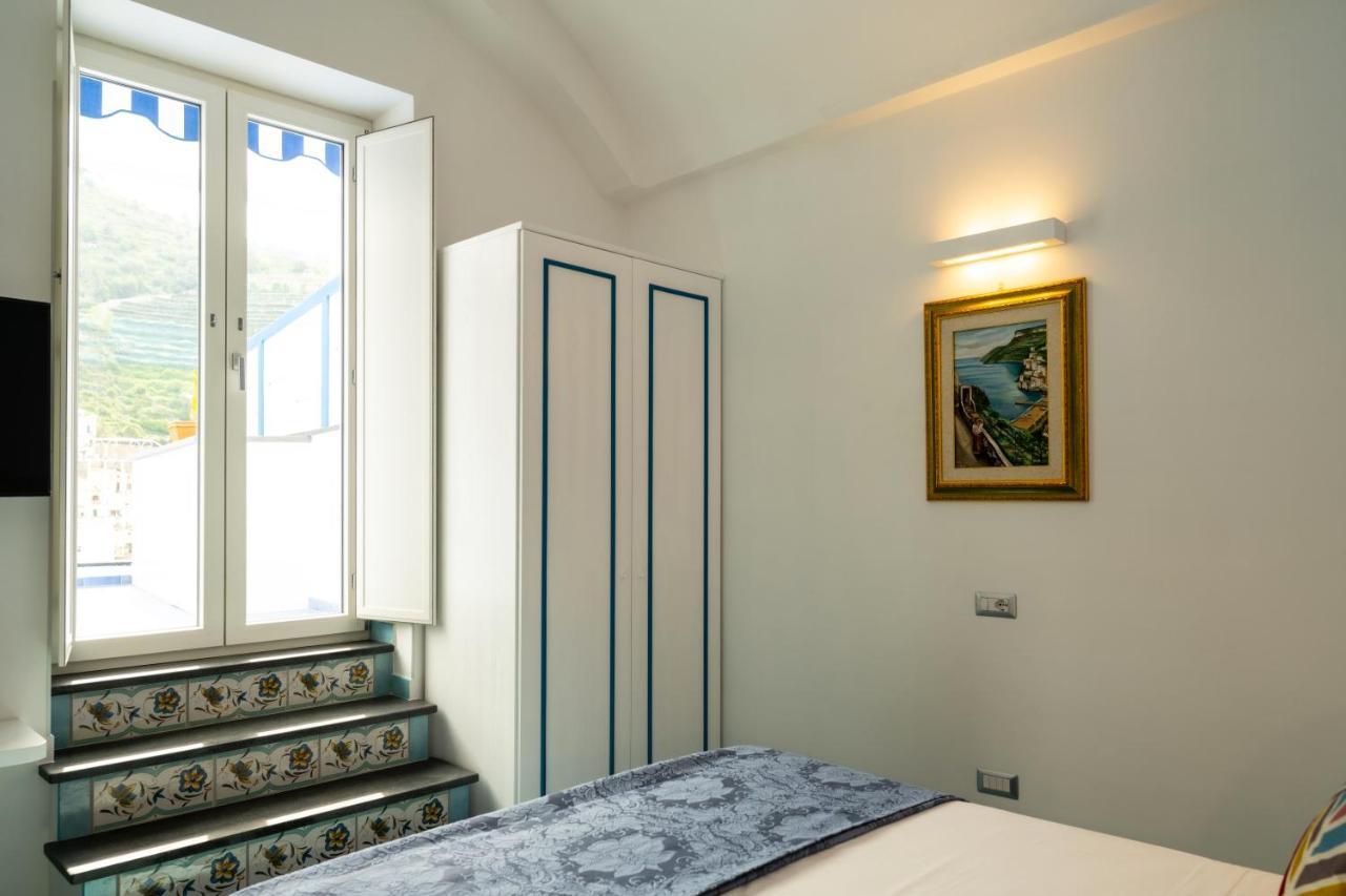 Grecale - Amazing Apartment With Patio And Sea View Maiori Exteriér fotografie